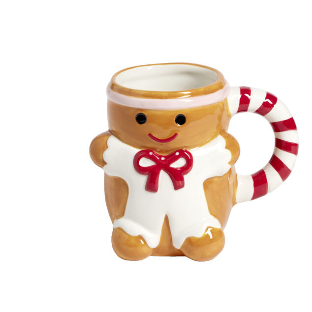 Mug c&eacute;ramique forme pain d'&eacute;pice 300ml