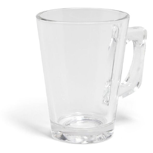 Tasse &agrave; caf&eacute; 18,5cl en verre transparent