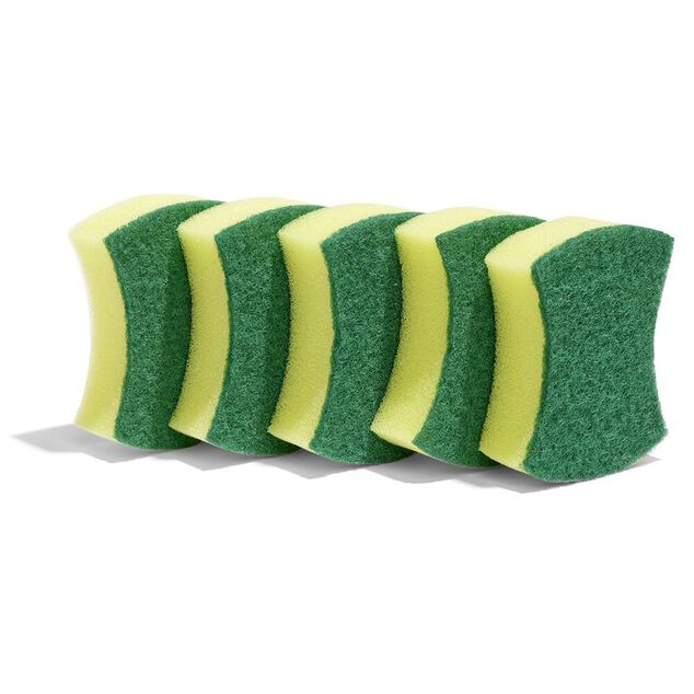 Lot de 5 &eacute;ponges de nettoyage