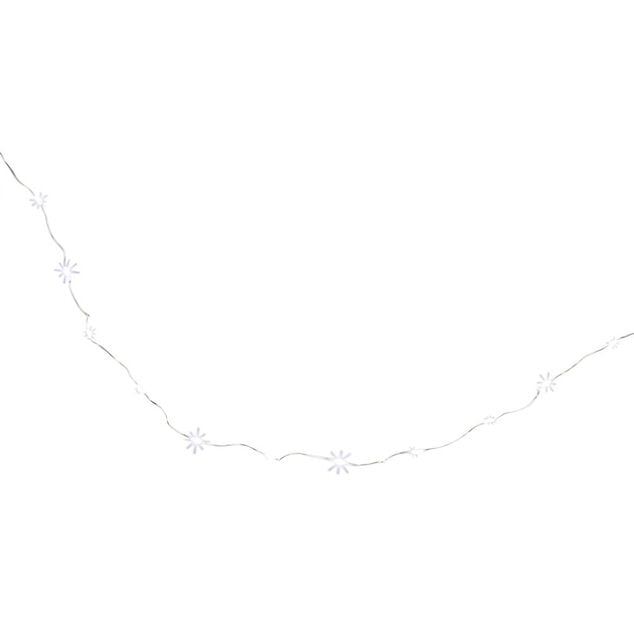Guirlande &eacute;lectrique fil cuivre 40 microLED 2m d'&eacute;clairage blanc froid