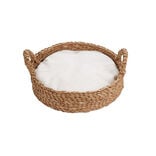 Panier couchage chat osier tress&eacute; &Oslash;40cm