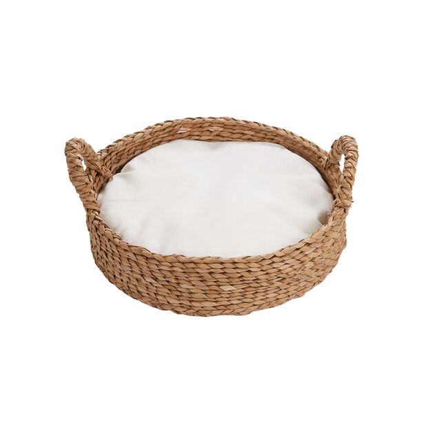 Panier couchage chat osier tress&eacute; &Oslash;40cm