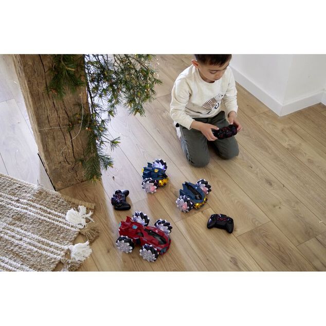 Voiture radiocommand&eacute;e 2 en 1 effets sonores et visuels