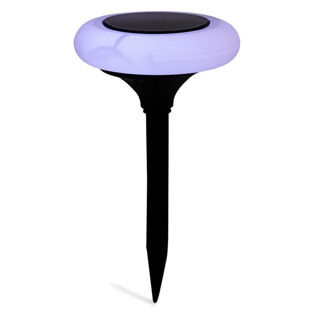 Spot solaire LED multicolore &agrave; planter