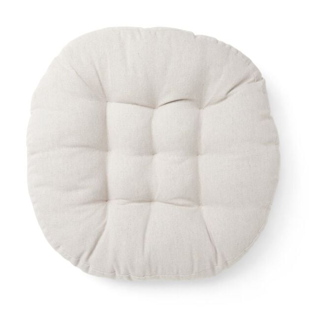 Coussin de sol &Oslash;45cm beige