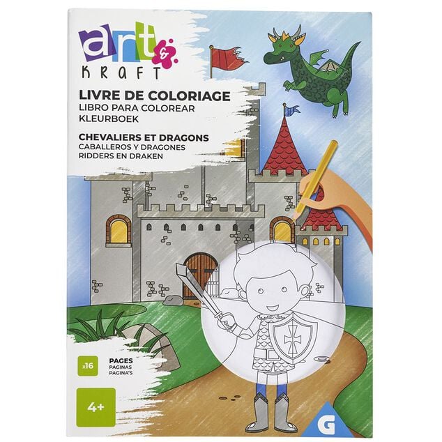 Cahier de 16 coloriages 2 mod&egrave;les