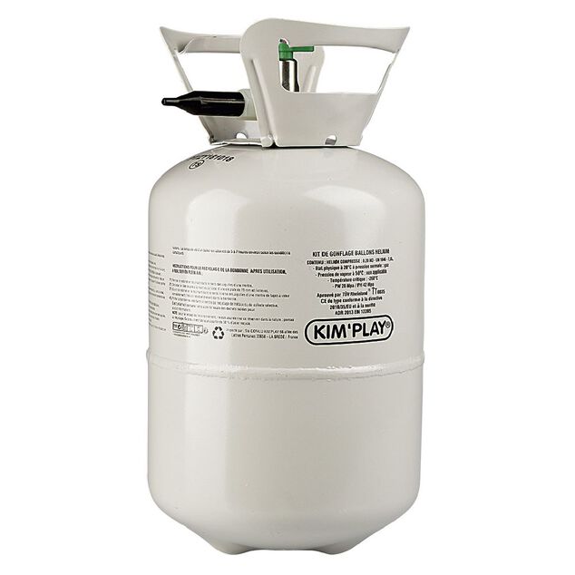 Bouteille d'h&eacute;lium pour gonfler jusqu'&agrave; 30 ballons