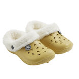 Sabots enfant Hipps fourrés jaune T28/29