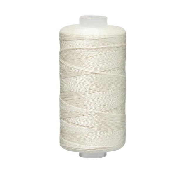 Fil &agrave; coudre beige naturel 500m