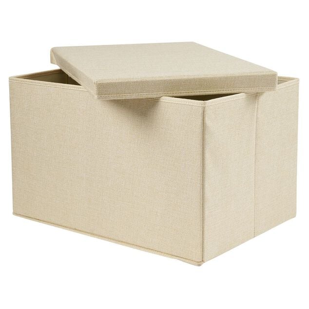Bo&icirc;te de rangement en carton 52,5L - 50x35xH30cm