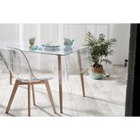 Toile cir&eacute;e Cristal plastique transparent140cm