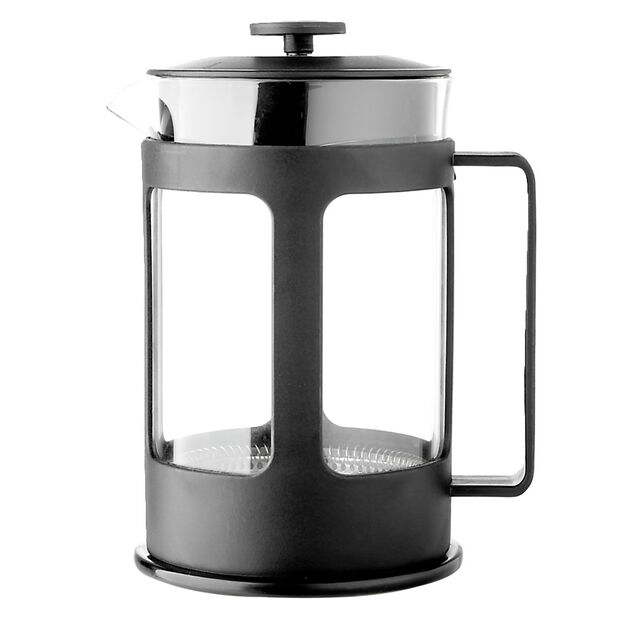 Cafeti&egrave;re &agrave; piston en verre noir 800ml