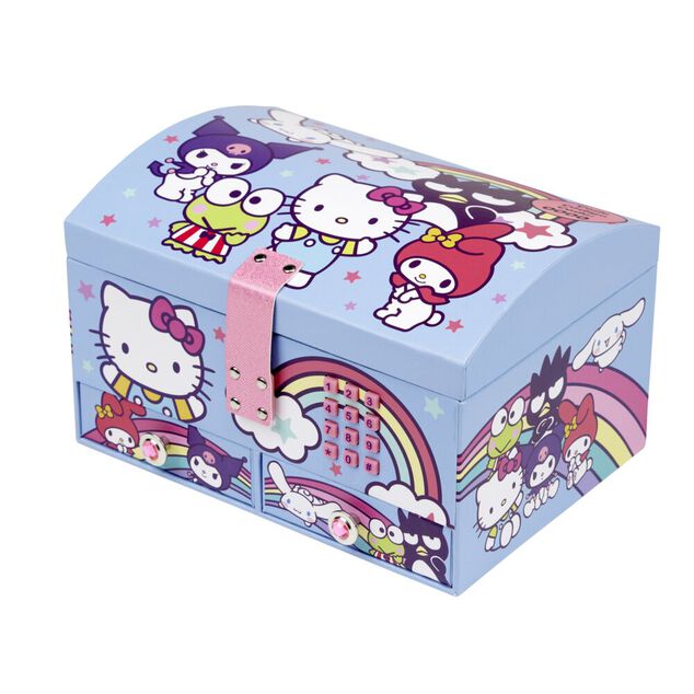 Bo&icirc;te &agrave; bijou Hello Kitty avec code secret 20x12xH14cm