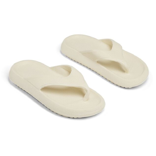 Tongs caoutchouc beige 38/39