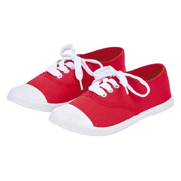 Tennis en toile rouge T38