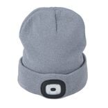 Bonnet avec lampe frontale LED intégrée (2 modèles)