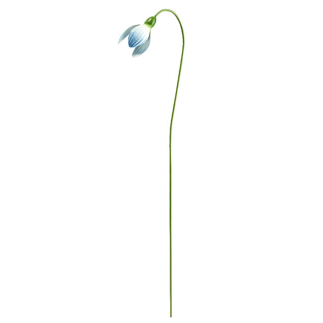 Fleur m&eacute;tal &agrave; planter lotus H60cm (3 mod&egrave;les)