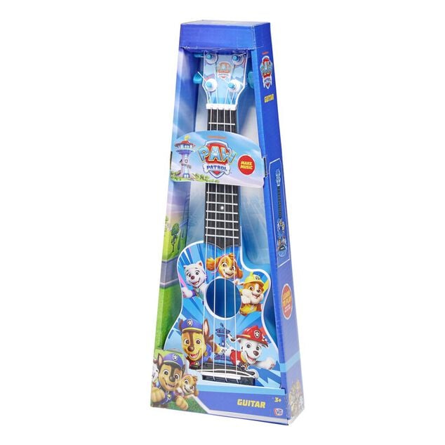 Guitare enfant Pat Patrouille m&eacute;diator Int&eacute;gr&eacute; 14x4xH40cm