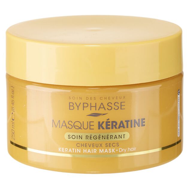Masque capillaire k&eacute;ratine Byphasse cheveux secs 250 ml
