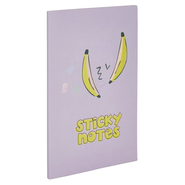 Carnet de note adh&eacute;sive design fruit
