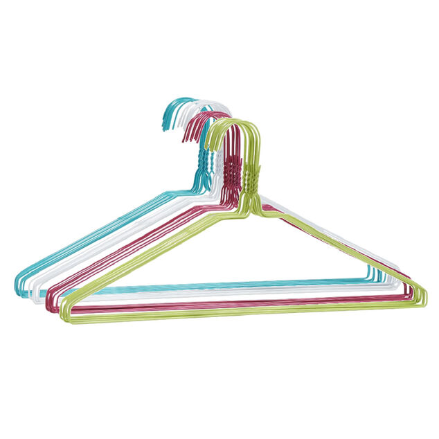 Cintres multicolores en m&eacute;tal x40