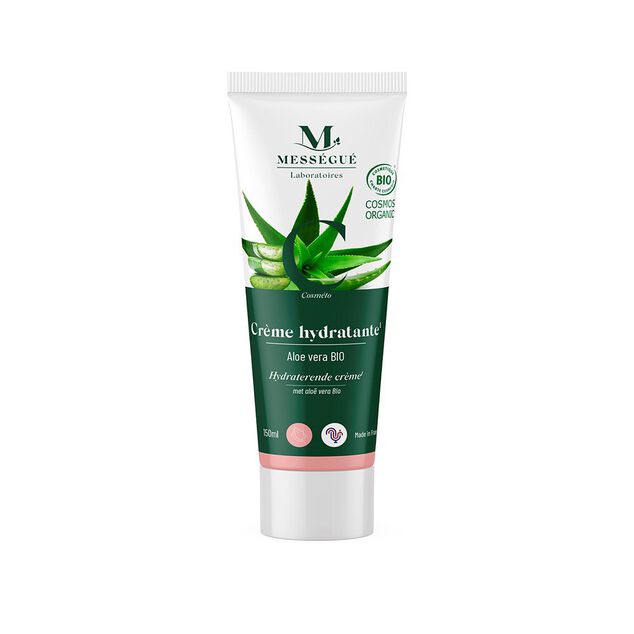 Cr&egrave;me hydratante visage corps mains Mess&eacute;gu&eacute; &agrave; l'aloe vera bio 150ml