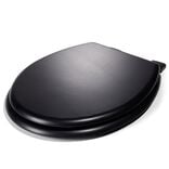 Abattant WC universel en bois noir