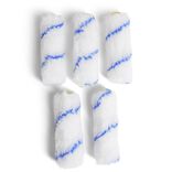 Lot de 5 rouleaux de peinture microfibre 10cm