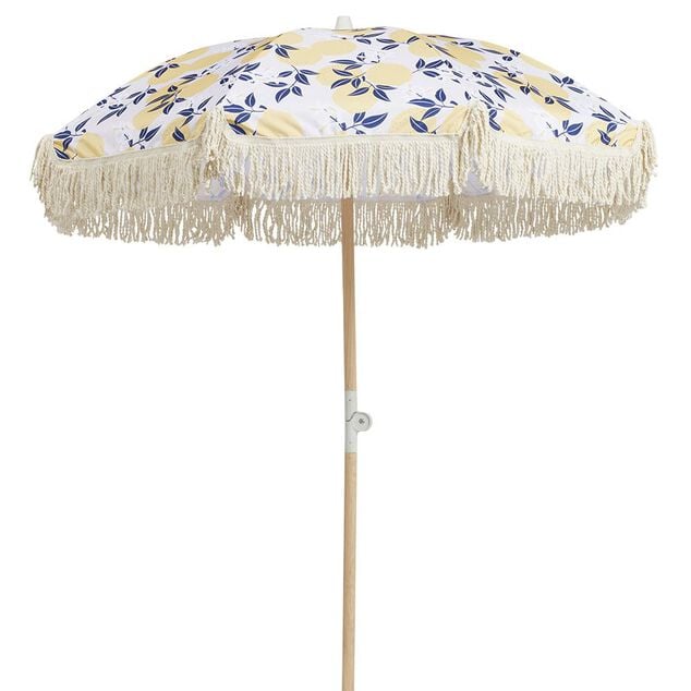 Parasol de plage frange inclinable Sunflow &Oslash;170xH195cm