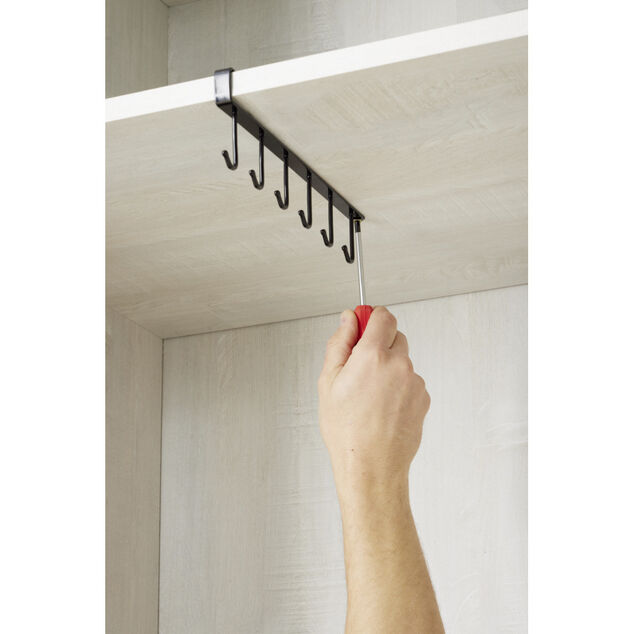 Rangement suspendu 6 crochets