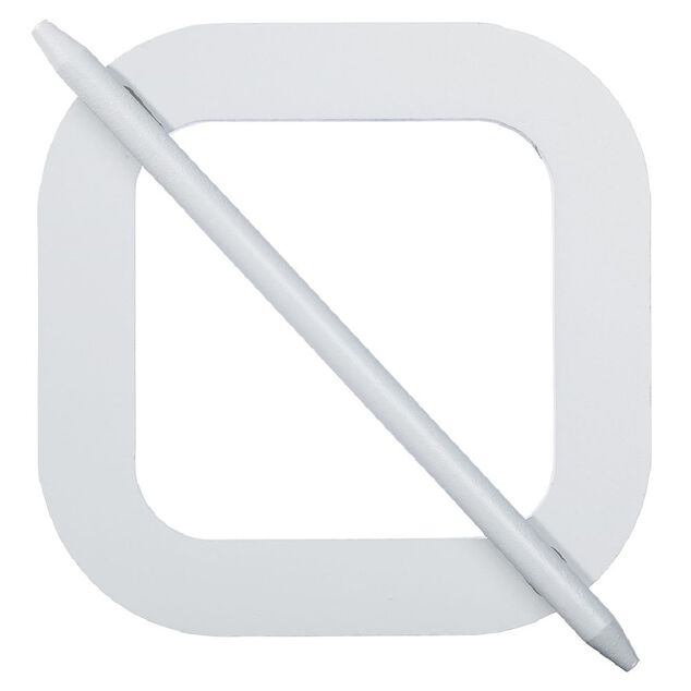 Embrasse carr&eacute;e bois gris