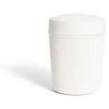 Poubelle de salle de bain grise ou beige Ø18,5xH25cm