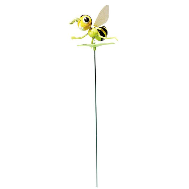 Insecte &agrave; planter m&eacute;tal et plastique H71,5cm (plusieurs mod&egrave;les)
