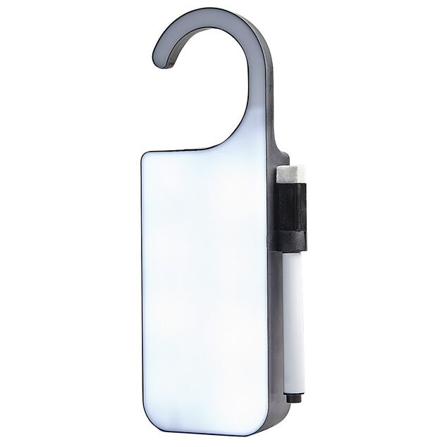 Accroche-porte lumineux personnalisable blanc
