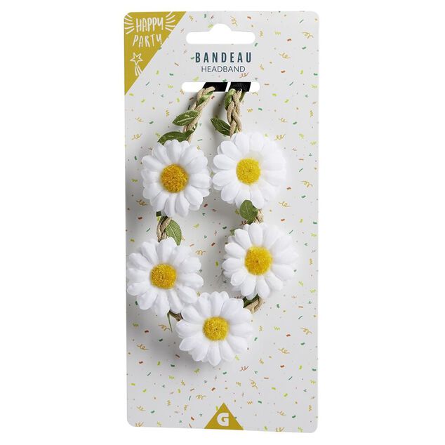 Bandeau fleur marguerite