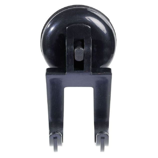 Crochet double &agrave; ventouse noir