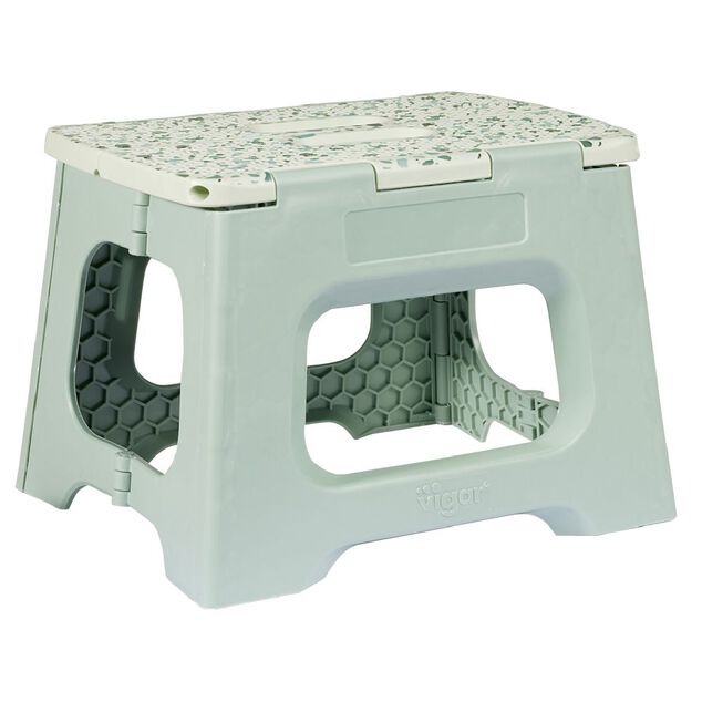 Tabouret pliant plastique H23cm (2 mod&egrave;les)