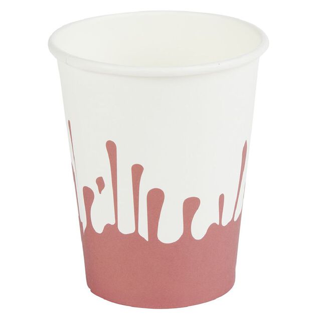 Gobelet en carton Halloween motif sang coulant 25cl x10