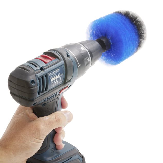 Brosse ronde multisurface x3 pour per&ccedil;euse et visseuse
