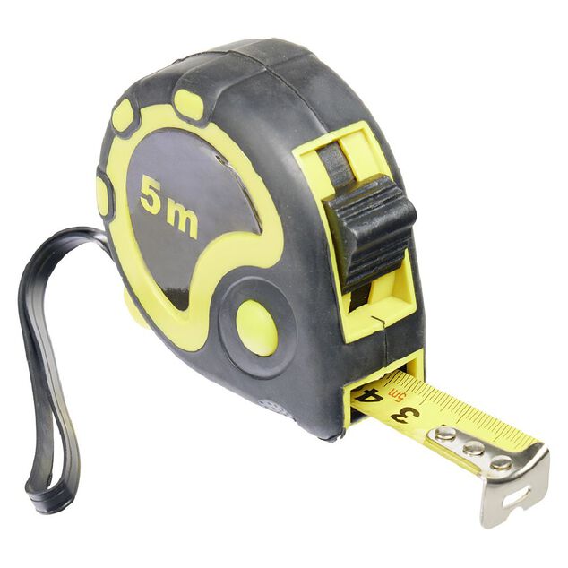 M&egrave;tre noir et jaune 5 m