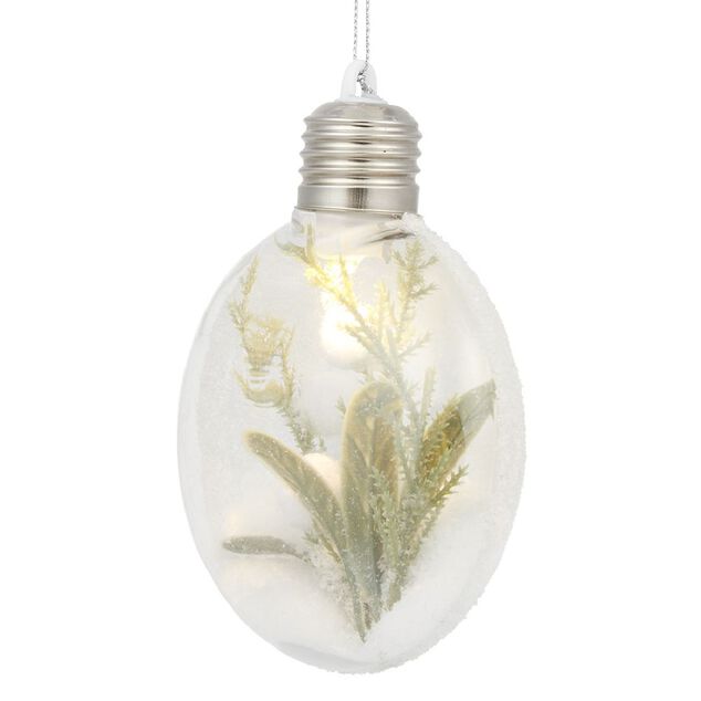 Boule de No&euml;l lumineuse &agrave; suspendre