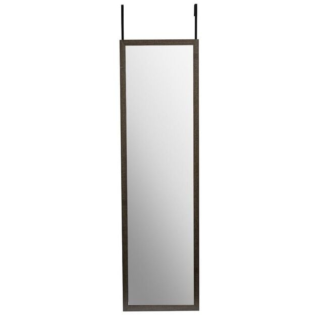 Miroir de porte marron fonc&eacute;