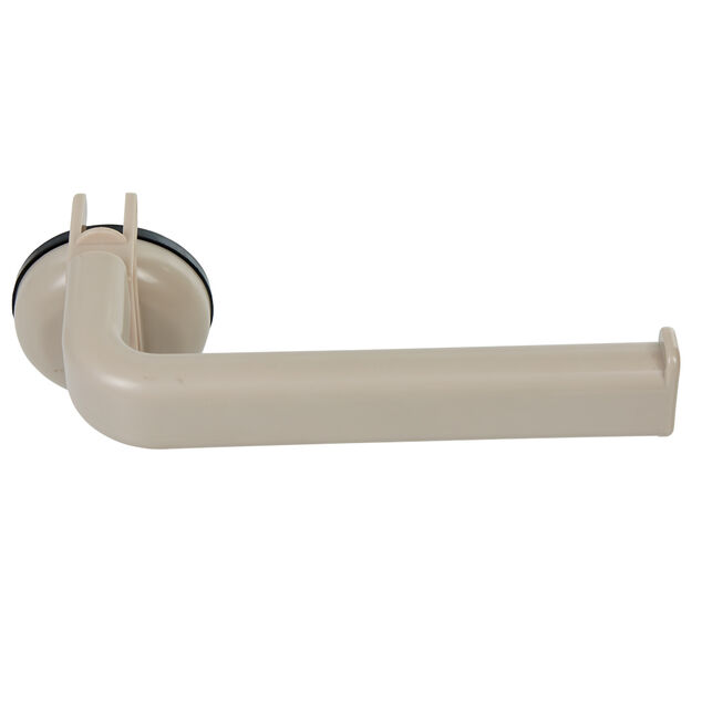 Porte papier toilette &agrave; ventouse gris