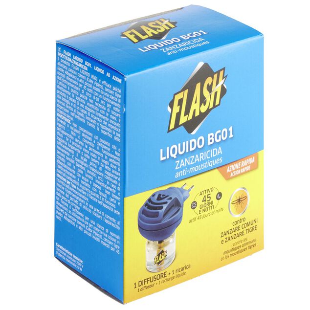 Diffuseur &eacute;lectrique anti moustiques Flash 1 recharge liquide