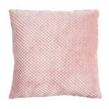 Coussin carré uni texture relief 45x45cm (4 modèles)