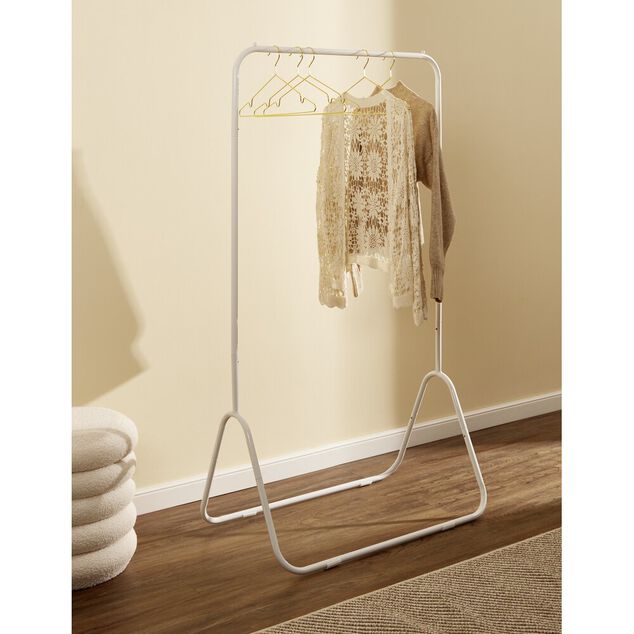 Cintre m&eacute;tal jaune dor&eacute; x5