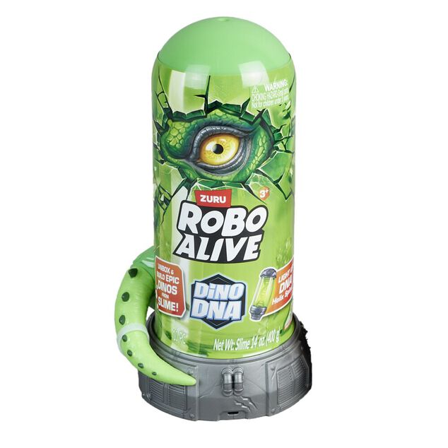 Dinosaure slime Robo Alive Dino DNA Zuru 400gr (2 modèles)
