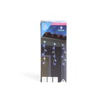 Guirlande lumineuse extérieure bordure de toit 90LED bleu et blanc 2,8m