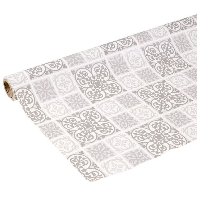 Toile cir&eacute;e en PVC avec imprim&eacute; carreaux