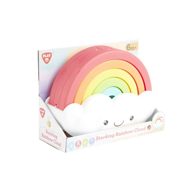 Nuage arc en ciel empilable 24x10xH22cm